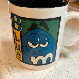 1997 M&M Blue Vintage Mars Collector's Mug 10oz